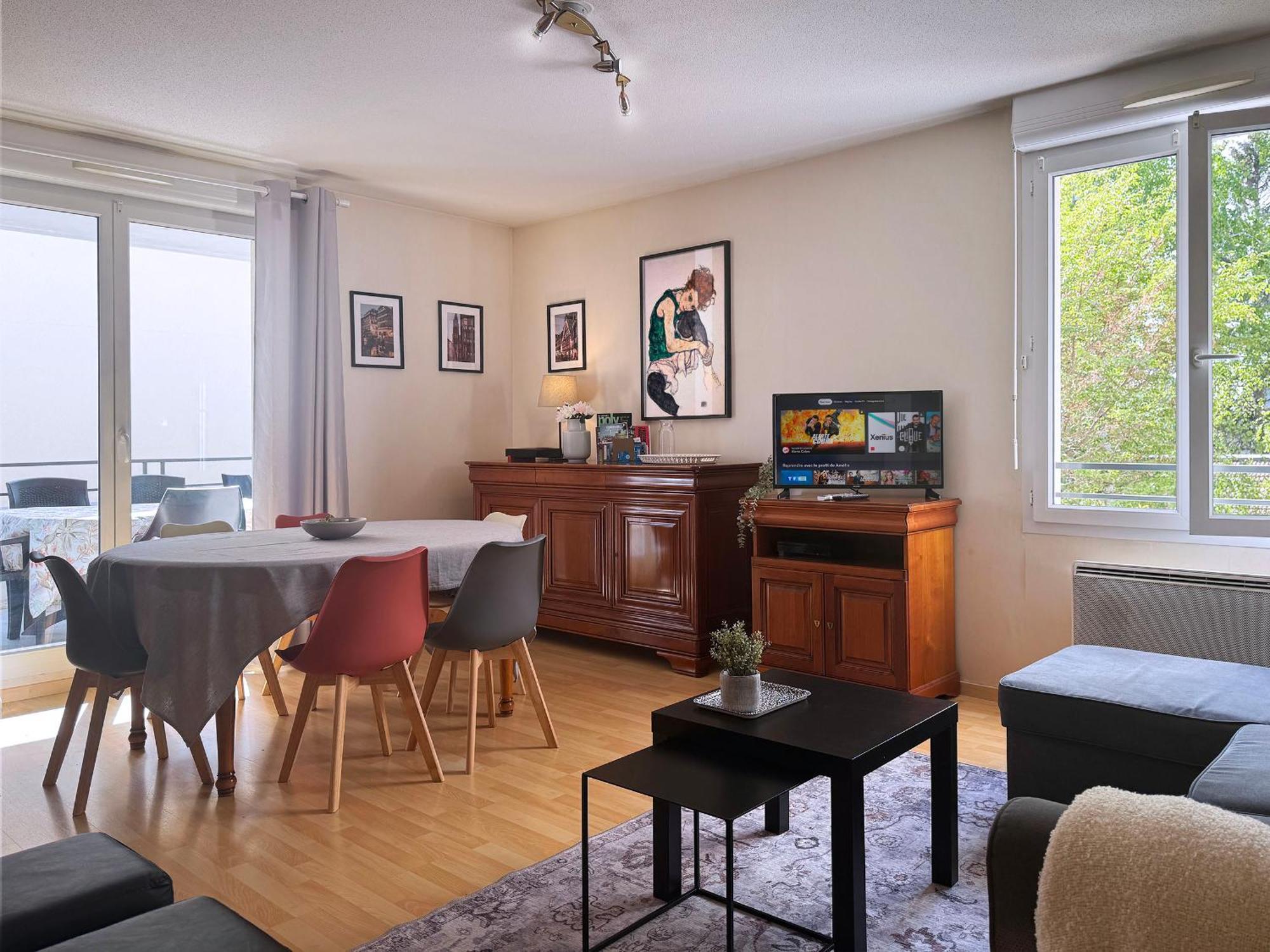 Joli 3P Avec Terrasse Et Garage Proche Centre Daire Strazburg Dış mekan fotoğraf